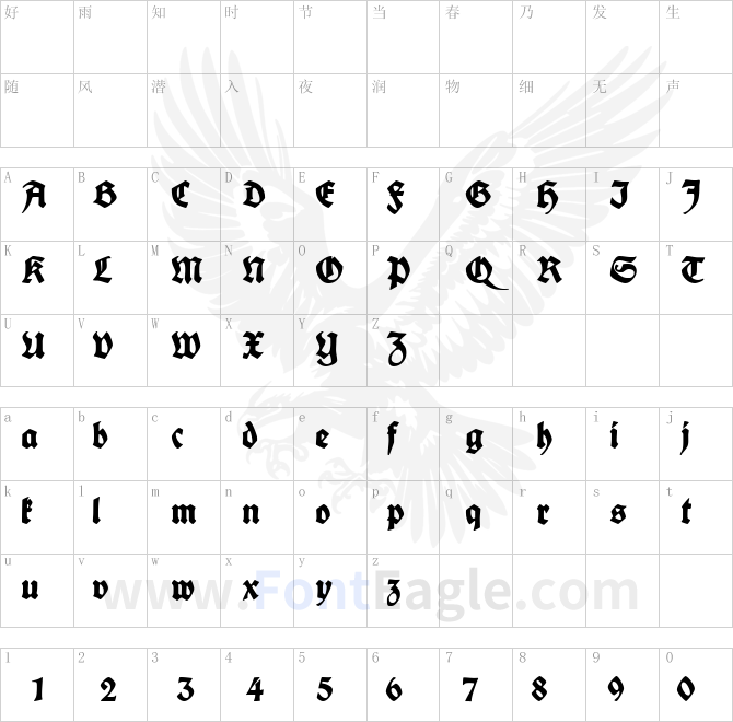Fette-deutsche-Schrift-UNZ1L-Italic