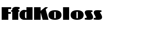 FfdKoloss Regular.ttf