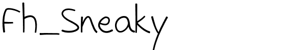 Fh_Sneaky Regular.otf