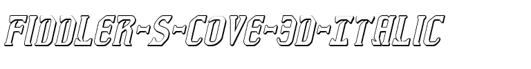 Fiddler’s Cove 3D Italic Italic.ttf