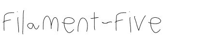 Filament Serie Five.otf