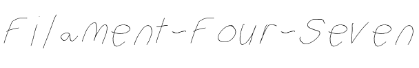 Filament Serie Four.otf