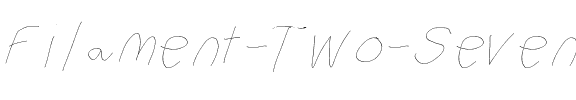 Filament Serie Two.otf