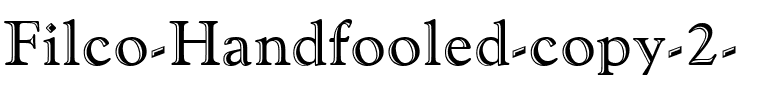 Filco Handfooled Regular.ttf