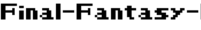 Final Fantasy Regular.ttf
