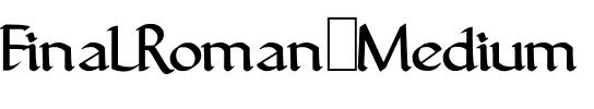 FinalRoman Medium Medium.ttf