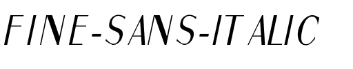 Fine Sans Italique.ttf