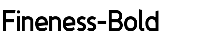 Fineness Bold.ttf