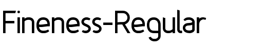 Fineness Regular.ttf