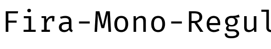 Fira Mono Regular.ttf