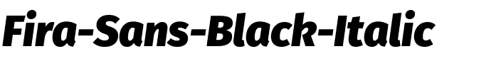 Fira Sans Black Italic.ttf