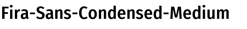 Fira Sans Condensed Medium Regular.ttf