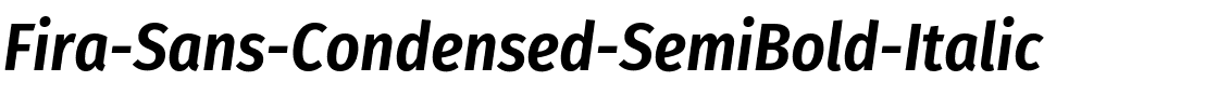 Fira Sans Condensed SemiBold Italic.ttf