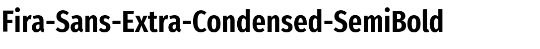 Fira Sans Extra Condensed SemiBold Regular.ttf