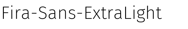 Fira Sans ExtraLight Regular.ttf