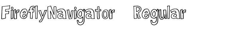 Firefly Navigator Regular.otf