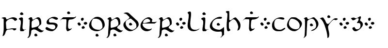 First Order Light Light.ttf
