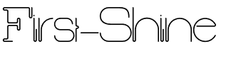 First Shine Regular.otf