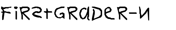 FirstGrader-Normal        .ttf