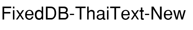 FixedDB ThaiText New Regular.ttf