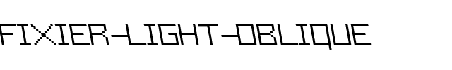 Fixier Light Oblique Regular.ttf
