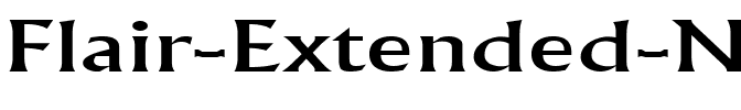 Flair Extended Normal.ttf