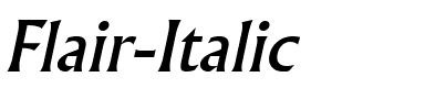 Flair Italic.ttf