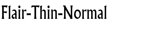 Flair Thin Normal.ttf