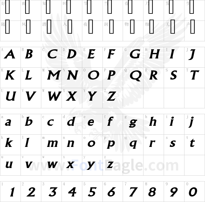 Flair-Wide-BoldItalic