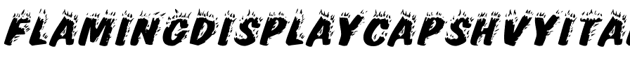 FlamingDisplayCapsHvy Italic.ttf