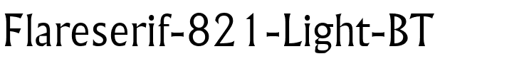 Flareserif821 Lt BT Light.ttf