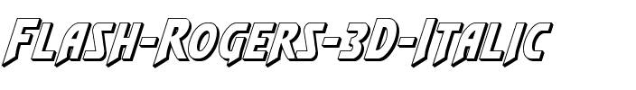 Flash Rogers 3D Italic Italic.ttf