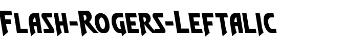 Flash Rogers Leftalic Regular.ttf