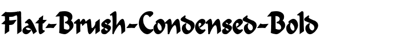 Flat Brush Condensed Bold.ttf