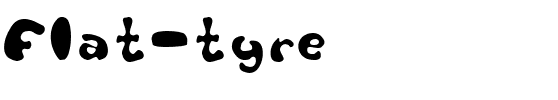 Flat tyre Regular.ttf