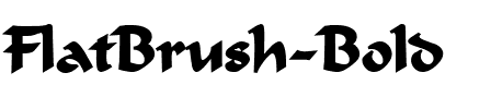 FlatBrush Bold.ttf