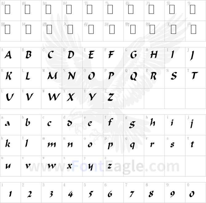 FlatBrush-Condensed-Italic