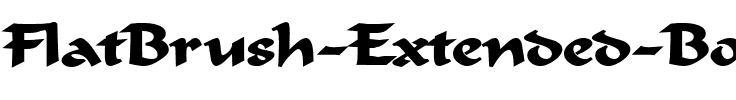 FlatBrush-Extended Bold.ttf