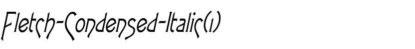 Fletch-Condensed Italic.ttf