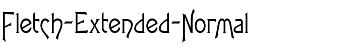 Fletch Extended Normal.ttf