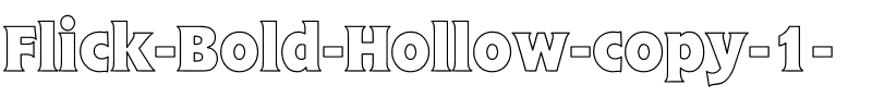 Flick Bold Hollow Regular.ttf