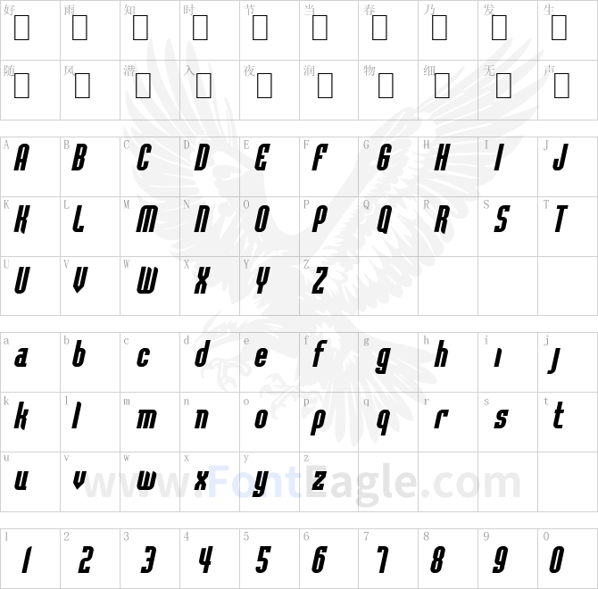 Flintstone-Bold-Italic