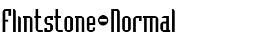 Flintstone Normal.ttf