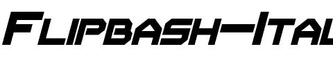 Flipbash Italic.ttf