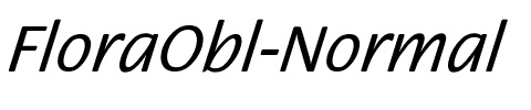 FloraObl-Normal Regular.ttf