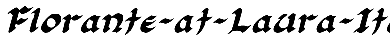 Florante at Laura Italic.ttf