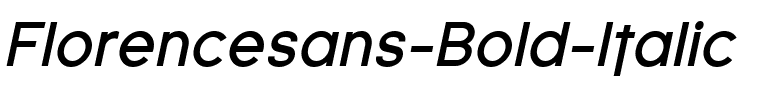Florencesans Bold Italic.ttf