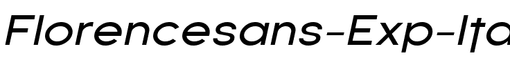 Florencesans Exp Italic.ttf