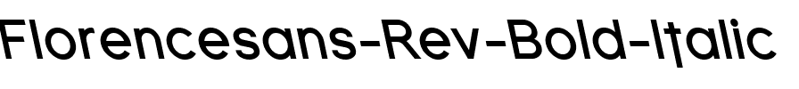Florencesans Rev Bold Italic.ttf