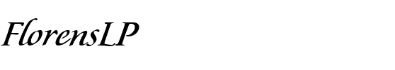 FlorensLP RomanItalic.ttf